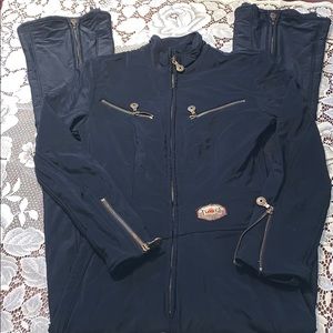 Vintage black emmegi ski suit